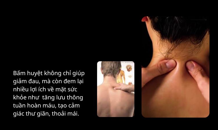 Tác dụng của bấm huyệt đối với thoái hóa đốt sống cổ (Ảnh minh hoạ)